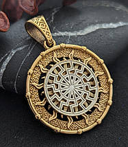 Чорне сонце кулон, підвіс, оберег, фото 4