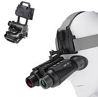 Бинокль ночного видения NV8300 Super Light HD 4K (до 500м) + крепление FMA L4G24 на шлем + карта 64Гб ПНВ trn