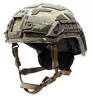 Тактичний шолом Fast PGD ARCH Мультикам 3A. Військовий Датський шолом каска. Балістичний кевларовий бронешлем.