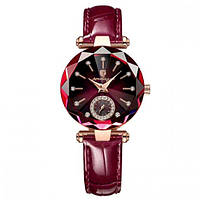 Женские наручные классические часы Poedagar Bordo стильные наручные часы для женщин