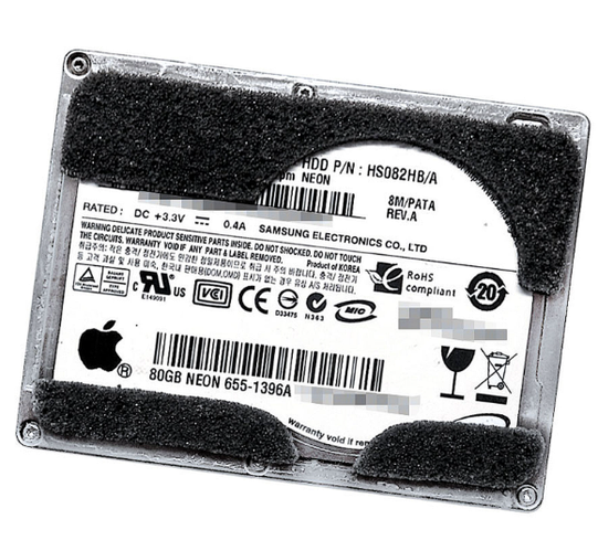 Жесткий диск / HDD 1,8 ZIF для MacBook Air 13 A1237 80Gb (ID#2204278162 ...