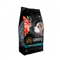 Сухой корм для собак Savory Puppy rich in Fresh Turkey and Chicken 1 кг (4820232630280) h