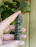 Лабрадор кристал , обеліск з натурального лабрадора обеліск з каменю лабрадор олівець з лабрадору. 71*20*18 мм, фото 8