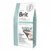 Brit Cat Renal VetDiets - сухой корм для кошек при патологии почек с яйцом и горохом 2кг