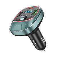 Модулятор Hoco E76 Pole PD48W+QC3.0 car BT FM transmitter Цвет Серый m