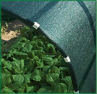 Сетка затеняющая для защиты растений, 110 г/м2 90% 1*10м, Притеняющая заборная рулонная сетка от солнца