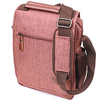 Вместительная мужская сумка из текстиля 21262 Vintage Коричневая ar