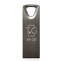 USB Flash Drive T&amp;G 64gb Metal 117 Цвет Черный h