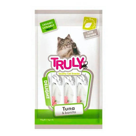 Ласощі для котів Truly з тунцем і скумбрією, 70 г, фото 1