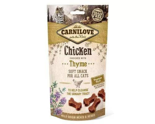 Ласощі Carnilove Cat Semi Moist Snack для котів з куркою та чебрецем 50гр, фото 1