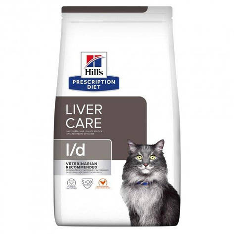 Hills PD Feline L D Liver Care для кішок при захворюваннях печінки курка 1.5 кг 605968, фото 1