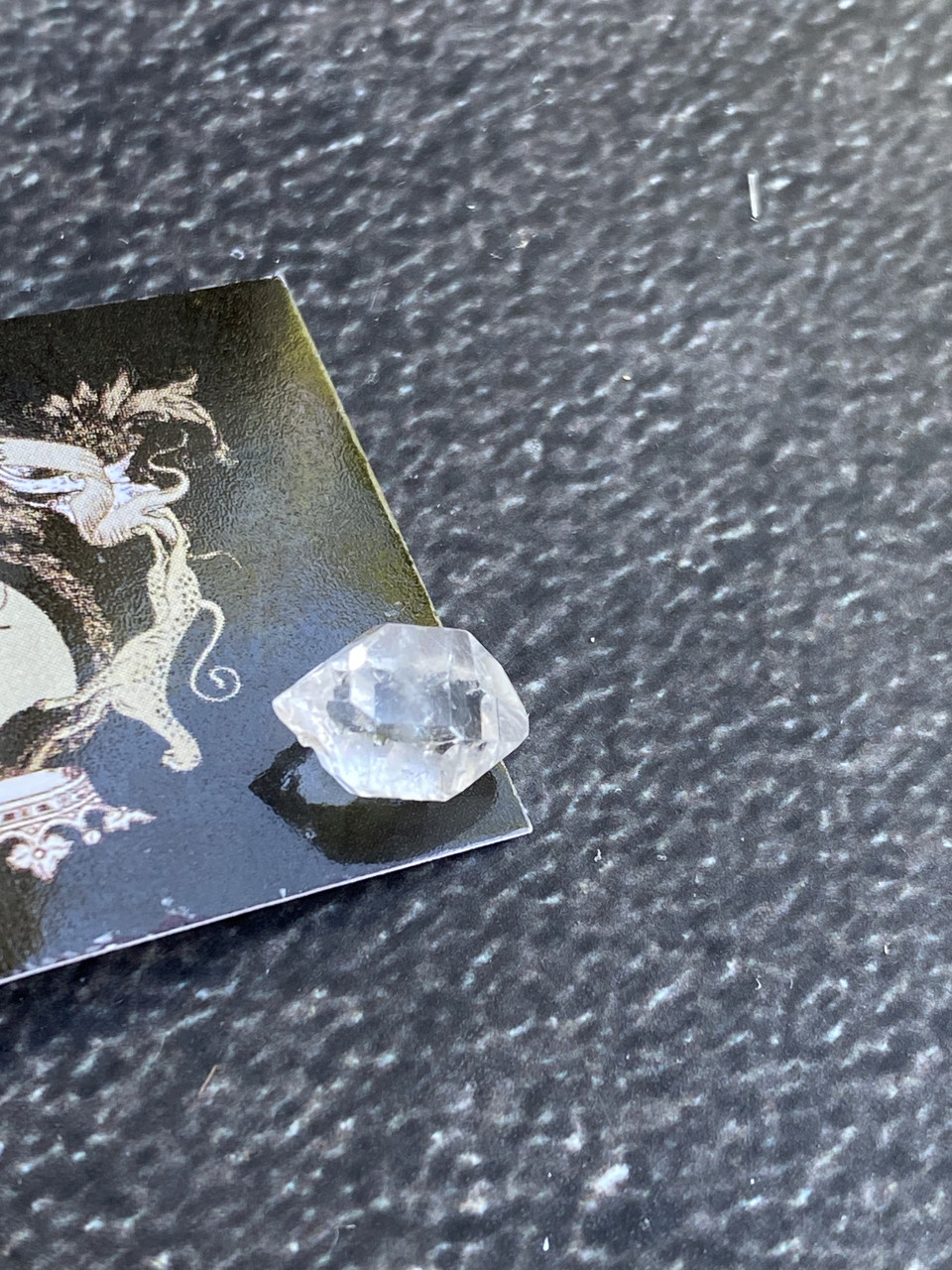 Херкімерські діаманти . Натуральний херкімерський діамант 11*8 мм, фото 1