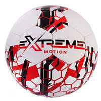 М'яч футбольний №5, Extreme Motion MICRO FIBER, червоний [tsi239182-ТCІ]