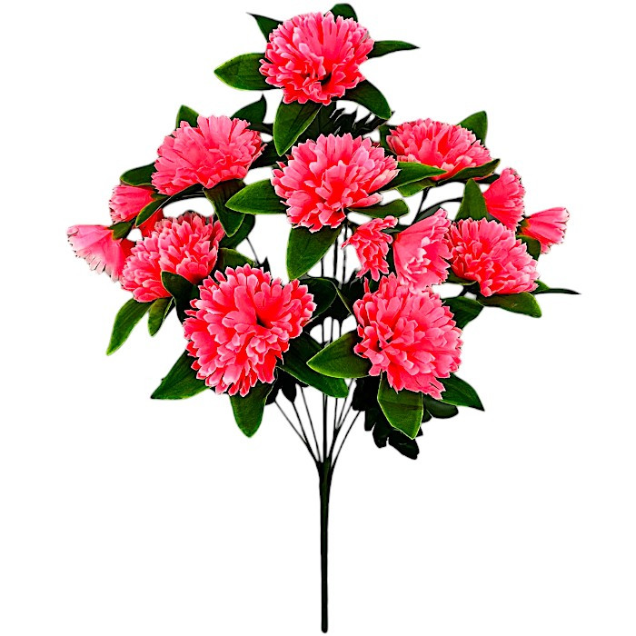 Штучні квіти букет гвоздики та гвоздики, 52см, фото 1
