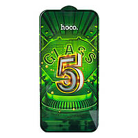 ПОШТУЧНО (тех.пак) Защитное стекло Hoco G12 5D for Apple Iphone 14 Pro Max Цвет Черный i