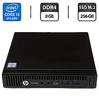 Неттоп HP ProDesk 600 G2 Mini PC USFF/ Core i3-6100T/ 8 GB RAM/ 256 GB SSD/ HD 530