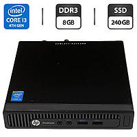 Неттоп HP ProDesk 600 G1 Mini PC USFF/ Core i3-4160T/ 8 GB RAM/ 240 GB SSD/ HD 4400 + Блок жиалення