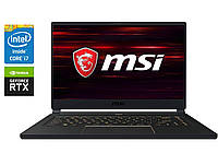 Ігровий ноутбук MSI GS65 Stealth 9SE/ 15.6" 1920x1080/ i7-9750H/ 32GB RAM/ 512GB SSD/ RTX 2060 6GB