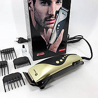 Підстригальна машина DOMOTEC MS-3303 | Тримір для бороди Машинка для стрижки SO-946 волосся домашня