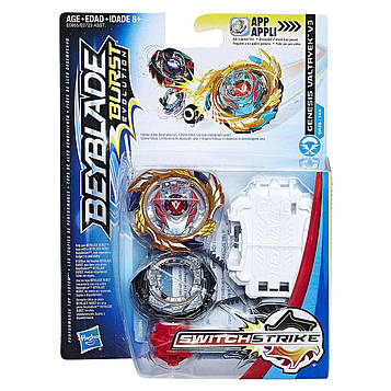 Бейблейд Генезис Волтраек В3 Золотий Еволюція з пусковим пристроєм Beyblade Burst Genesis Valtryek V3