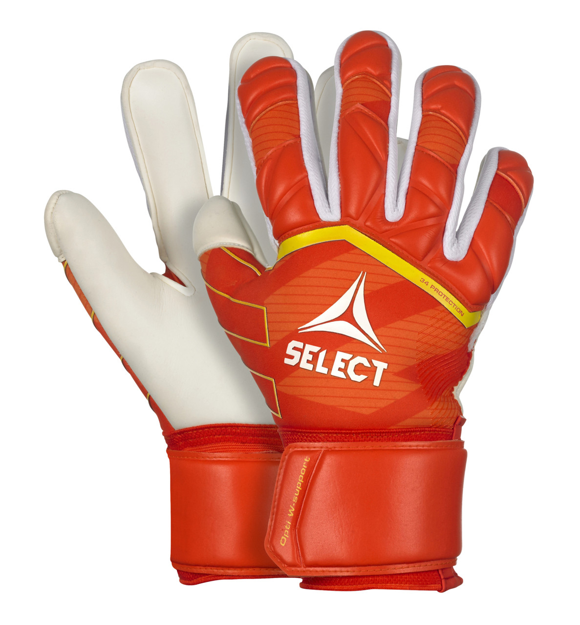 Рукавички воротарські SELECT 34 Protection v24 (606) помаранч/білий