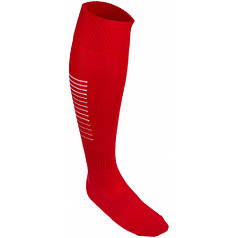 Гетри ігрові Football socks stripes (014) червон/білий, 42-44