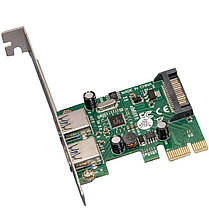 Контролер Frime NEC720202 (ECF-PCIEtoUSB004.LP) PCI-E-2xUSB3.0, фото 4