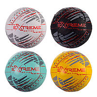2101 Мяч волейбол Extreme Motion №5, PAK MICRO FIBER, 350 гр, ручная сшивка, камера PU, MIX 4 цвета