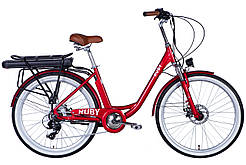 Велосипед з електроприводом 26 «алюміній Dorozhnik eRUBY AM рама-17» 36B 17.5А·год, 500 Вт, масок. 35 км/