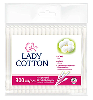 Палочки ватные в полиэтиленовом пакете Lady Cotton 300 шт, арт. 41203423