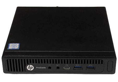 Б/в Неттоп HP ProDesk 600 G2 Mini PC USFF| Core i3-6100T| 8 GB RAM| 256 GB SSD| HD 530, фото 1