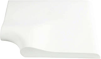 Кутовий копінговий камінь Aquazone 320x400x50-25 мм, білий