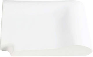 Кутовий копінговий камінь Aquazone зовнішній, 250x300x50-25 мм (білий)