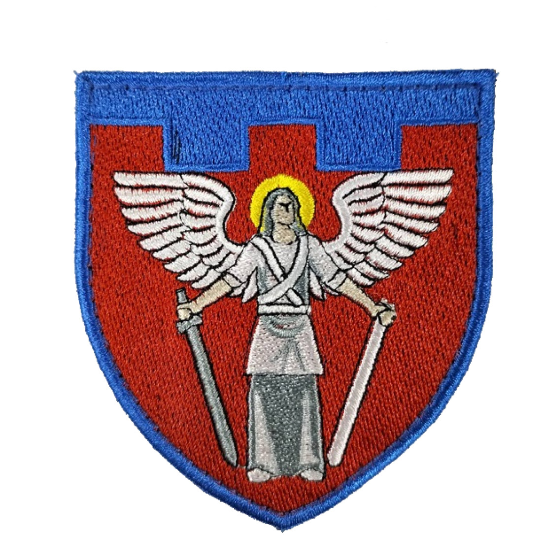 Шеврон 114 окрема бригада ТрО (Київська обл) парадний на липучці