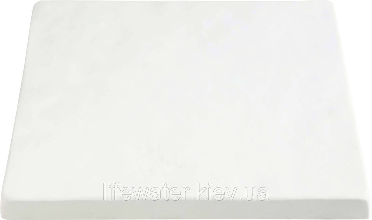 Терасна плитка протиковзка Aquazone Старе місто 300х300х25 мм, біла, фото 1