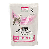 Purina Veterinary Diets UR Urinary Feline (пауч) Лечебные консервы для кошек при мочекаменной болезни, с