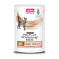 Purina Veterinary Diets NF Renal Function лечебные консервы для кошек при патологии почек, с лососем пауч 85 г