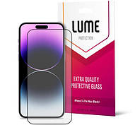 Защитное стекло для смартфона LUME Protection Anti Static Dustproof Glass for iPhone 14 Pro Max Front Black