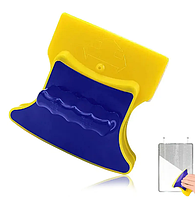 Магнитная щетка для мытья окон с двух сторон Easy Cleaner Wiper 01 мочалка для окон на магните
