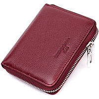 Практичный кошелек для женщин из натуральной кожи ST Leather 22450 Бордовый ar