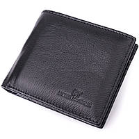 Кожаное мужское портмоне из зажимом ST Leather 22481 Черный ar
