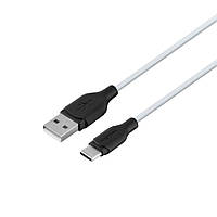 USB Borofone BX42 Silicone Type-C Цвет Белый l