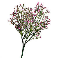 Цветки искусственные, розовые 32см