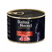 Dolina Noteci Premium консервы для кошек 185гр мясные кусочки с телятиной в соусе 383772303770
