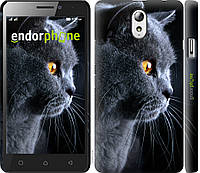 Пластиковый чехол Endorphone на Lenovo Vibe P1m Красивый кот (3038m-154-26985) US, код: 1390832