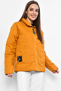 Куртка жіноча демісезонна гірчичного кольору 178578P