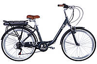 Велосипед з електроприводом 26 сталь Dorozhnik LUX AM рама-17 36B 12.5А*ч, 500 Вт, максим. швидк. 35км/год