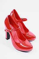 Туфли женские красного цвета р.38 177161M