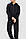 Спорт чоловічий костюм на флісі, колір чорний, 244R941, фото 2