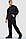 Спорт чоловічий костюм на флісі, колір чорний, 244R941, фото 3